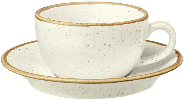 9.5x5.5 cm (ØxW); beżowy; okrągły; 6 sztuka / opakowanie