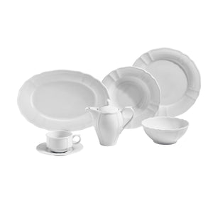 talerz płaski Amely; 28 cm (Ø); biały; okrągły; 6 sztuka / opakowanie