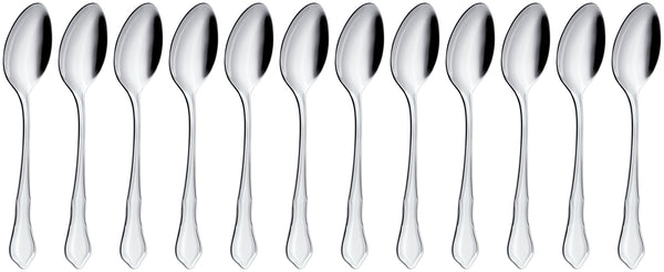 łyżka do kawy Chippendale; 14.3 cm (D); srebro, Griff srebro; 12 sztuka / opakowanie