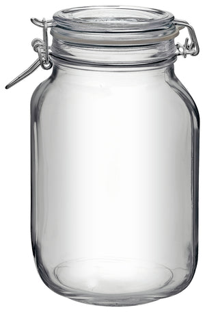 słoik z zamknięciem pałąkowym Fido Herm; 2000ml, 14.4x21.6 cm (ØxW); transparentny; 6 sztuka / opakowanie