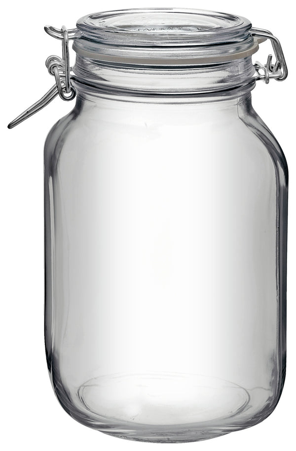 słoik z zamknięciem pałąkowym Fido Herm; 2000ml, 14.4x21.6 cm (ØxW); transparentny; 6 sztuka / opakowanie