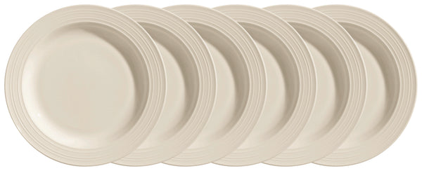 talerz płaski Skyline; 31 cm (Ø); biel kremowa; okrągły; 4 sztuka / opakowanie