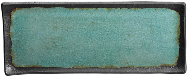 półmisek Dearborn z rantem; Größe GN 1.5/4, 39.7x16.2x2 cm (DxSxW); turkusowy; prostokątny; 3 sztuka / opakowanie