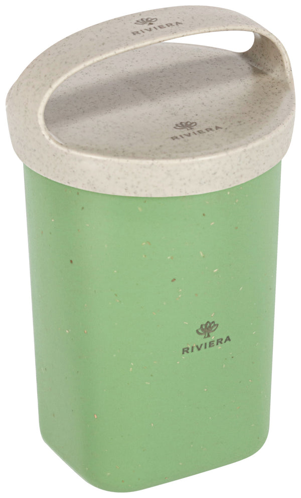 pojemnik do wielokrotnego użytku Snackpot Buddy; 700ml, 10.4x17.5 cm (ØxW); zielony; okrągły; 6 sztuka / opakowanie