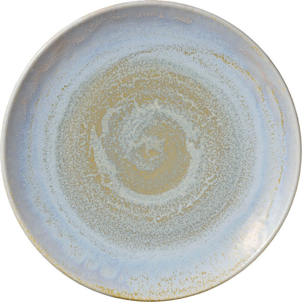 Teller flach Perfect Match coup Breeze; 26.8x2.9 cm (ØxW); złoto/jasny niebieski/biały; okrągły; 6 sztuka / opakowanie