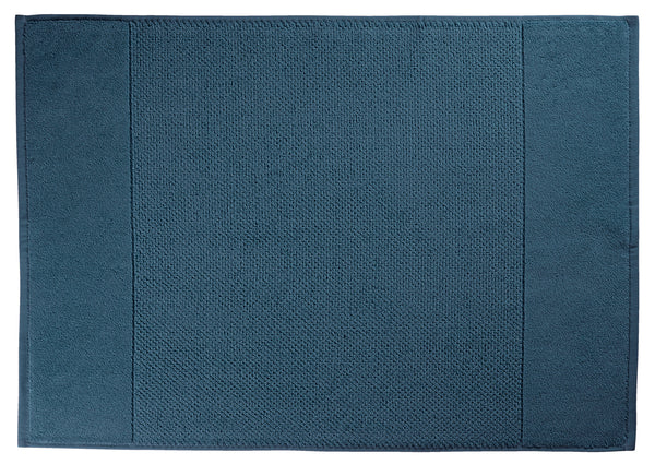 mata łazienkowa Duo; 50x70 cm (SxD); niebieski petrol