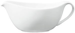 sosjerka Pallais owalna; 650ml, 19x10.5x7.7 cm (DxSxW); biały; owalny; 4 sztuka / opakowanie