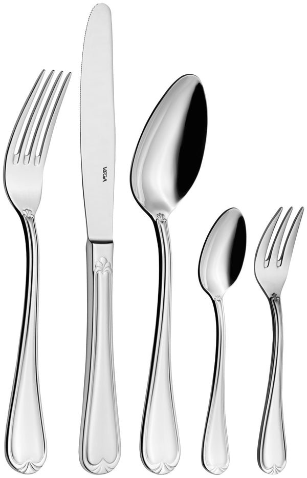 Menülöffel Monte Carlo; 20.5 cm (D); srebro, Griff srebro; 12 sztuka / opakowanie