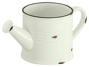 dzbaneczek Liron; 280ml, 16x8x7.5 cm (SxØxW); biel kremowa/czarny; 4 sztuka / opakowanie