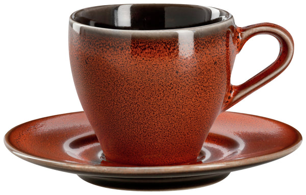 spodek do filiżanki do espresso Oriento; 12.4 cm (Ø); terakota; okrągły; 6 sztuka / opakowanie