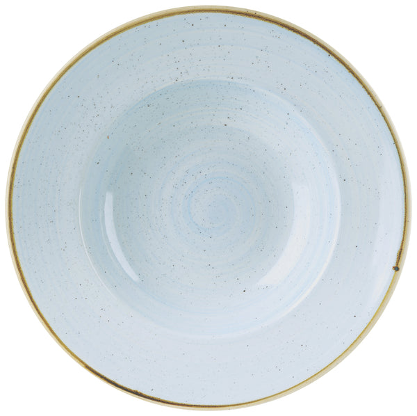 talerz głęboki Stonecast Duck Egg; 468ml, 28x3.7 cm (ØxW); jasny niebieski/brązowy; okrągły; 12 sztuka / opakowanie