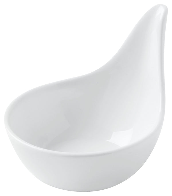 mini miseczki  Tropfen; 60ml, 8.8x6.8x6.3 cm (DxSxW); biały; 12 sztuka / opakowanie