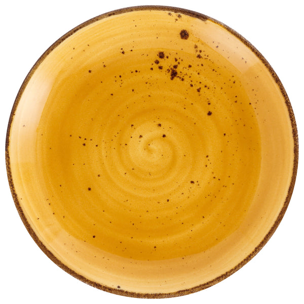 talerz płaski Nebro; 20 cm (Ø); żółty; okrągły; 6 sztuka / opakowanie