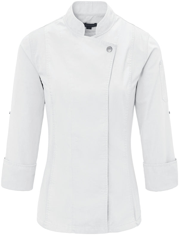 bluza kucharska damska Carter długi rękaw; Kleidergröße 44; biały