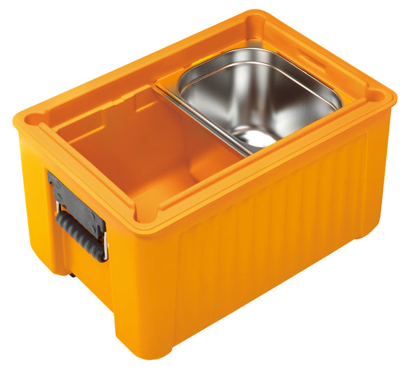pojemnik termiczny do transportu Toplader T300; 28000ml, 62x42x40.5 cm (DxSxW); pomarańczowy