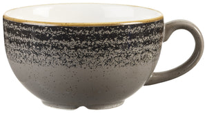 Cappuccino Tasse Studio Prints Charcoal Black; 227ml, 9.5x5.5 cm (ØxW); czarny; okrągły; 12 sztuka / opakowanie