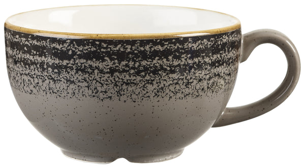 Cappuccino Tasse Studio Prints Charcoal Black; 227ml, 9.5x5.5 cm (ØxW); czarny; okrągły; 12 sztuka / opakowanie