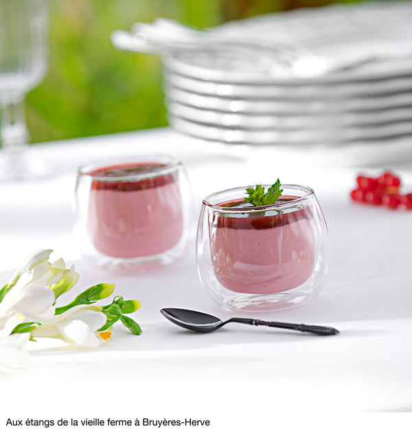 mini szklanka  Dila okrągła; 115ml, 7.5x6.2 cm (ØxW); transparentny; okrągły; 2 sztuka / opakowanie