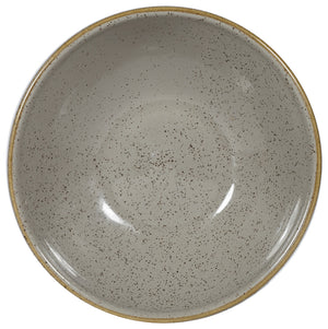 Bowl Stonecast Peppercorn oval; 260ml, 13 cm (Ø); szary/brązowy; okrągły; 12 sztuka / opakowanie