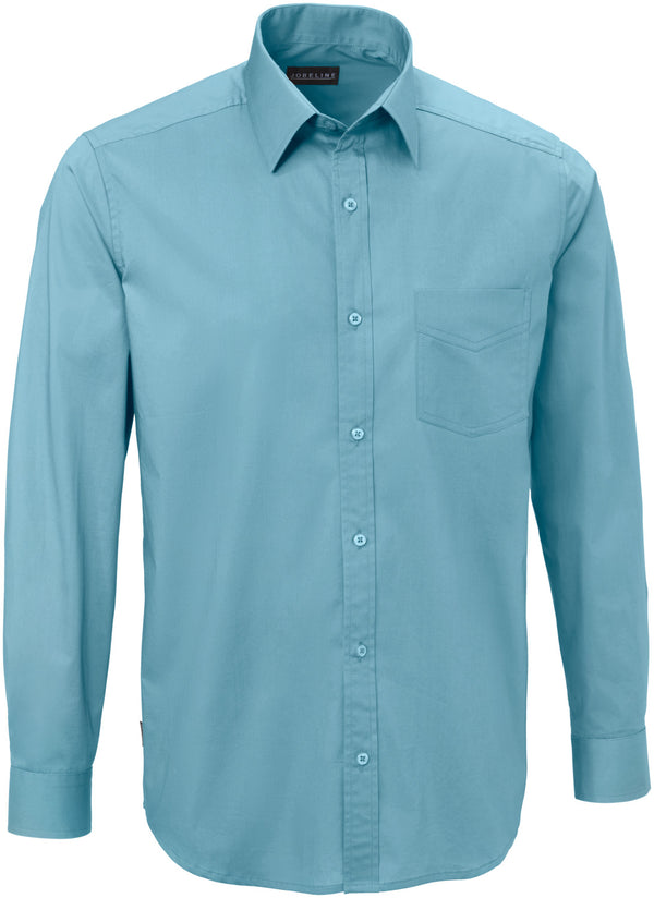 koszula męska Kim długi rękaw; Kleidergröße 41/42; lazurowy błękit