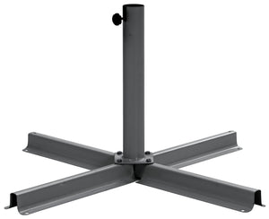 stojak na parasol na płyty Detroit; 101x101x55.5 cm (DxSxW); antracyt; kwadrat