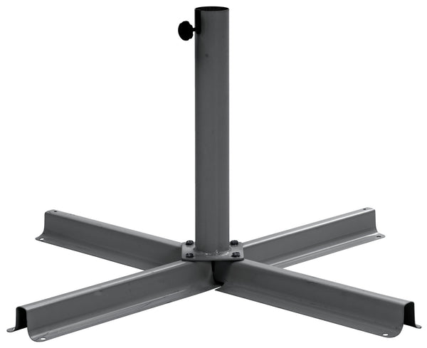 stojak na parasol na płyty Detroit; 101x101x55.5 cm (DxSxW); antracyt; kwadrat