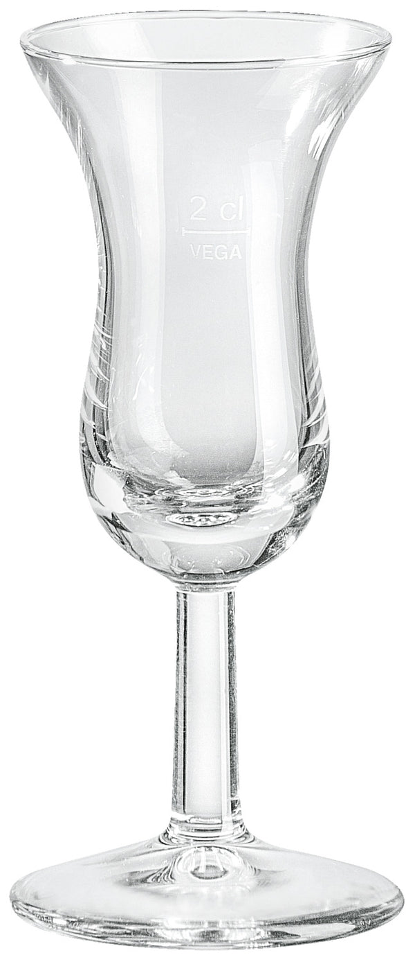 kieliszek  Intermezzo; 50ml, 5.1x12 cm (ØxW); transparentny; 2 cl Füllstrich, 12 sztuka / opakowanie