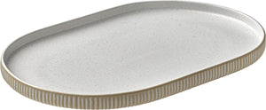 Platte Nara Relief; 30x20x2.4 cm (DxSxW); biały; 6 sztuka / opakowanie