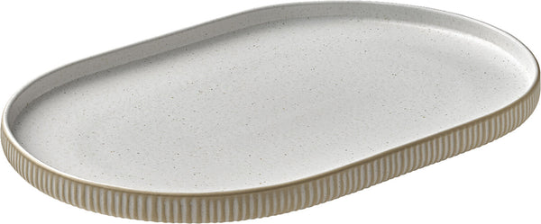 Platte Nara Relief; 30x20x2.4 cm (DxSxW); biały; 6 sztuka / opakowanie