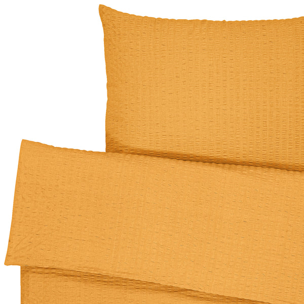 pościel Mallorca zakładka hotelowa; 140x200 cm (SxD), 70x90 cm (DxS); złoto