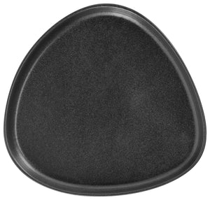 talerz płaski Masca organisch mit Rand; 27.2x26x2.5 cm (DxSxW); czarny; organiczny; 6 sztuka / opakowanie