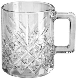 kubek Timeless; 250ml, 8x9.4 cm (ØxW); transparentny; 2 sztuka / opakowanie