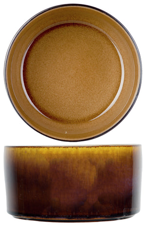 miska Quintana; 1000ml, 14x8 cm (ØxW); bursztyn; 4 sztuka / opakowanie