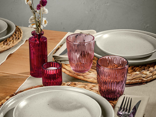 Universalglas Kalea; 280ml, 8x9.8 cm (ØxW); fioletowy; 6 sztuka / opakowanie