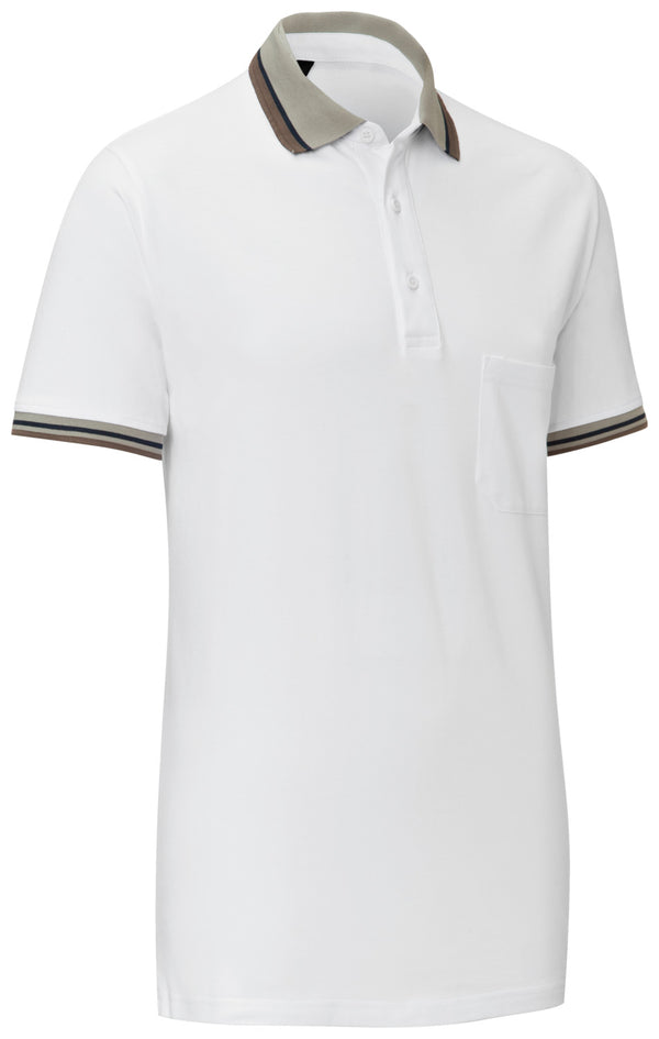 koszulka polo męska Cato Line; Kleidergröße S; biały