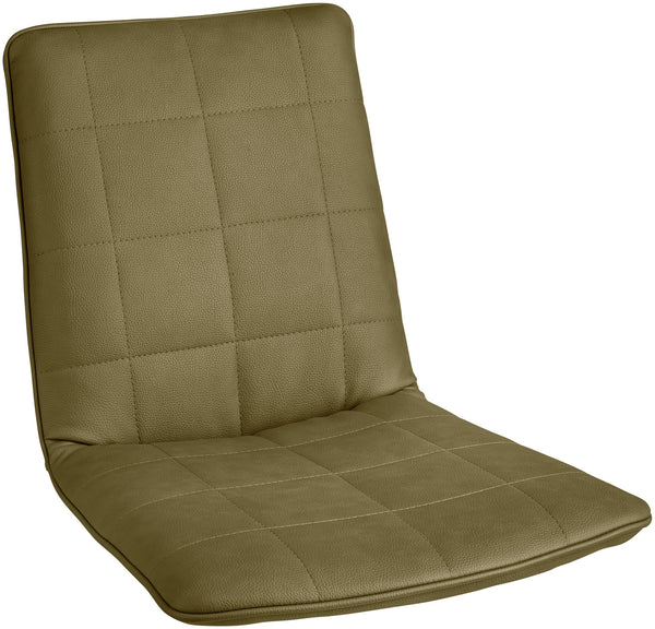 siedzisko Milaria sztuczna skóra; 60x48x46 cm (SxGxW); oliwka; 2 sztuka / opakowanie