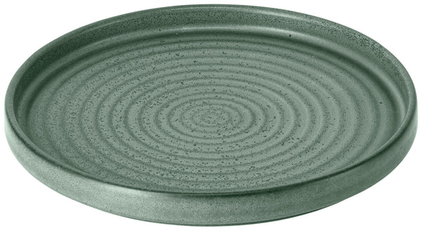 talerz z niskim rantem Snug; 20.5x2.5 cm (ØxW); zielony; okrągły; 4 sztuka / opakowanie