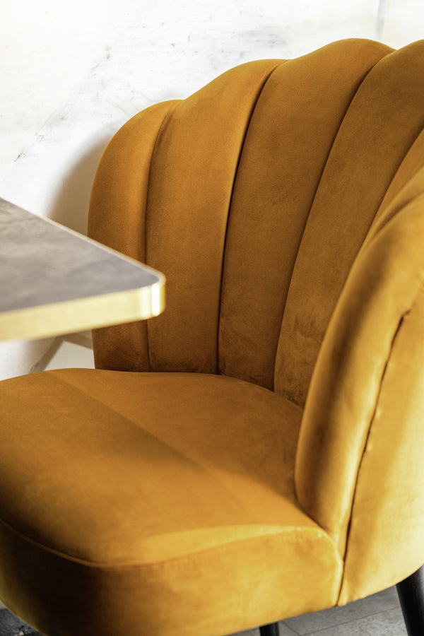 Stuhl Malea; 65x69x88 cm (SxGxW); złoto