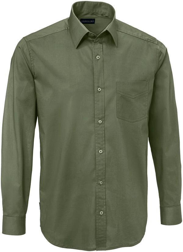 koszula męska Kim długi rękaw; Kleidergröße 45/46; oliwka