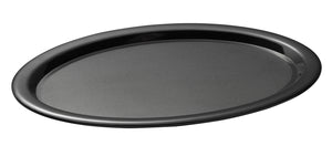taca do serwowania KAFFEEHAUS; 28.5x21.5x1.5 cm (DxSxW); czarny; owalny