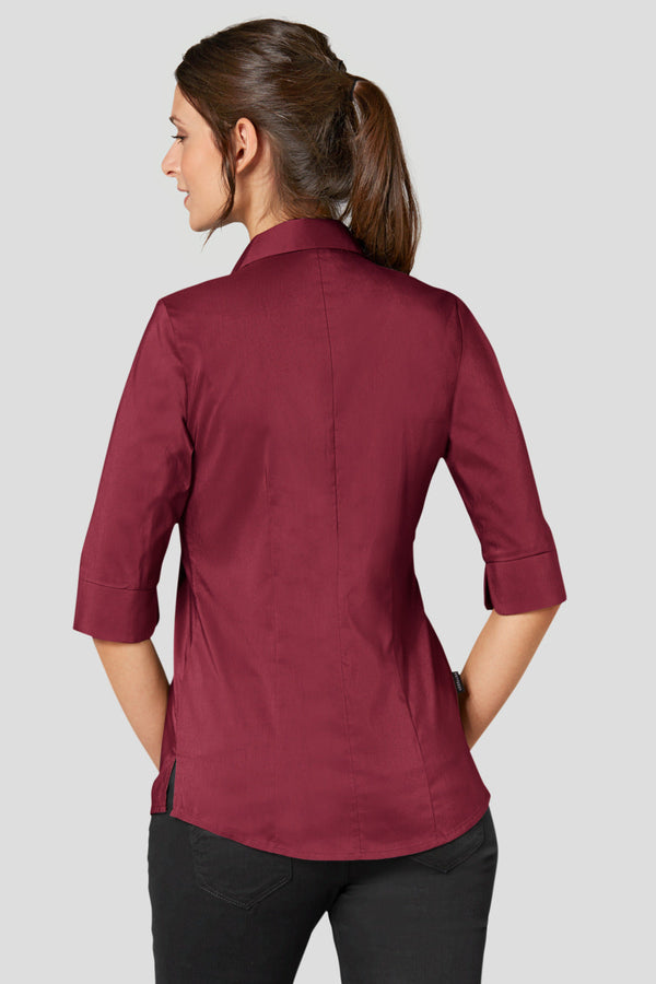 bluzka damska Fiore rękaw 3/4; Kleidergröße 34; bordo