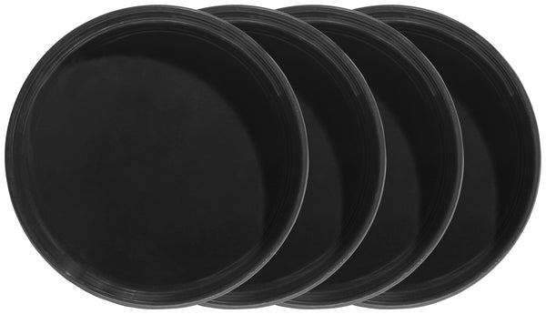 talerz z wysokim rantem Skady matowy; 250ml, 13.5x3 cm (ØxW); czarny; okrągły; 4 sztuka / opakowanie