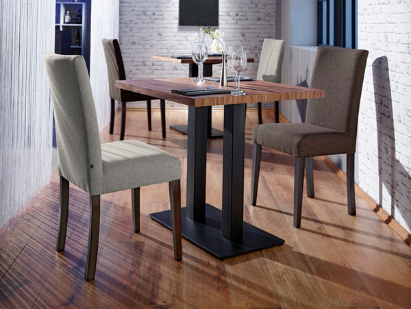 podstawa podwójna Fino prostokątna; 70x40x72 cm (SxDxW); czarny; prostokątny