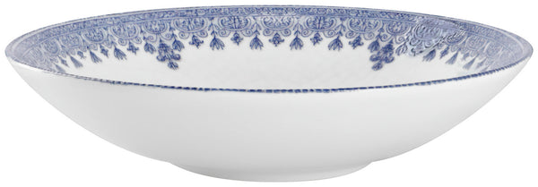 Teller tief Nonna mit Dekor; 700ml, 21.5x5 cm (ØxW); niebieski/biały/rosé; okrągły; 6 sztuka / opakowanie