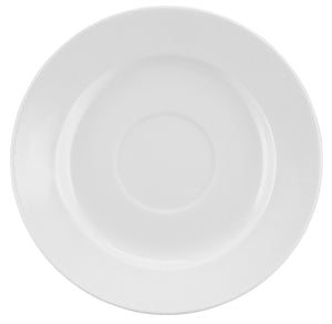 spodek do bulionówki / filiżanki do kawy/cappucino Rondon; 15.8 cm (Ø); biały; okrągły; 6 sztuka / opakowanie