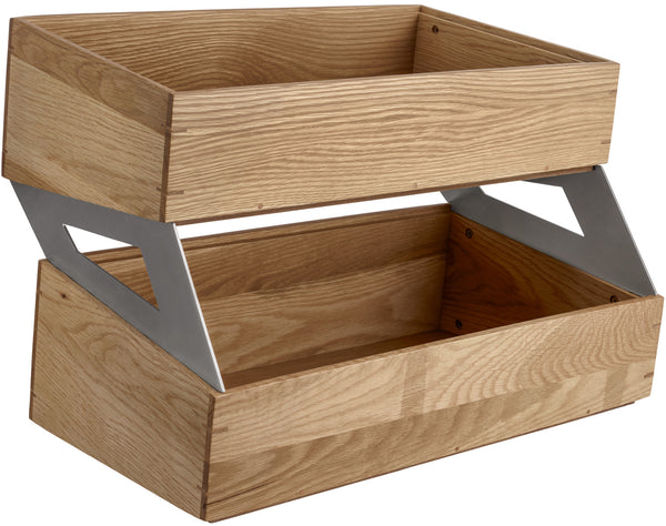 pojemnik bufetowy Badou; 55.9x35.2x18.3 cm (DxSxW); dąb