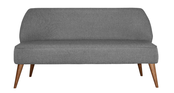 sofa 3-osobowa Lasse tkanina; 155x60x82 cm (SxGxW); szary melanż