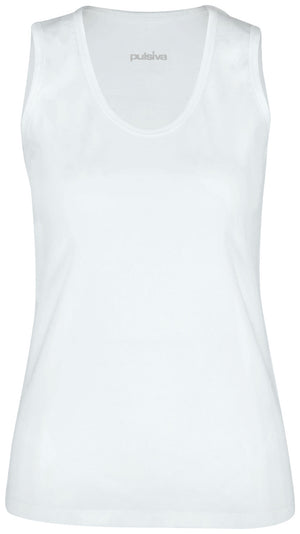 t-shirt bez rękawów damski Double Tanktop (opak. 2 szt.); Kleidergröße 2XL; biały; 2 sztuka / opakowanie