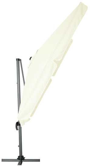 parasol rzymski Breva; 295x295x270 cm (DxSxW); ecru; kwadrat