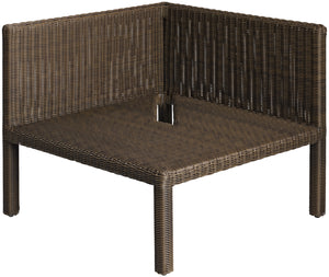 element narożny Lika; 76.5x76.5x64 cm (SxGxW); szary/brązowy